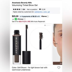 Anastasia Beverly Hills Volumizing Tinted Brow Gel - shade Soft Brown